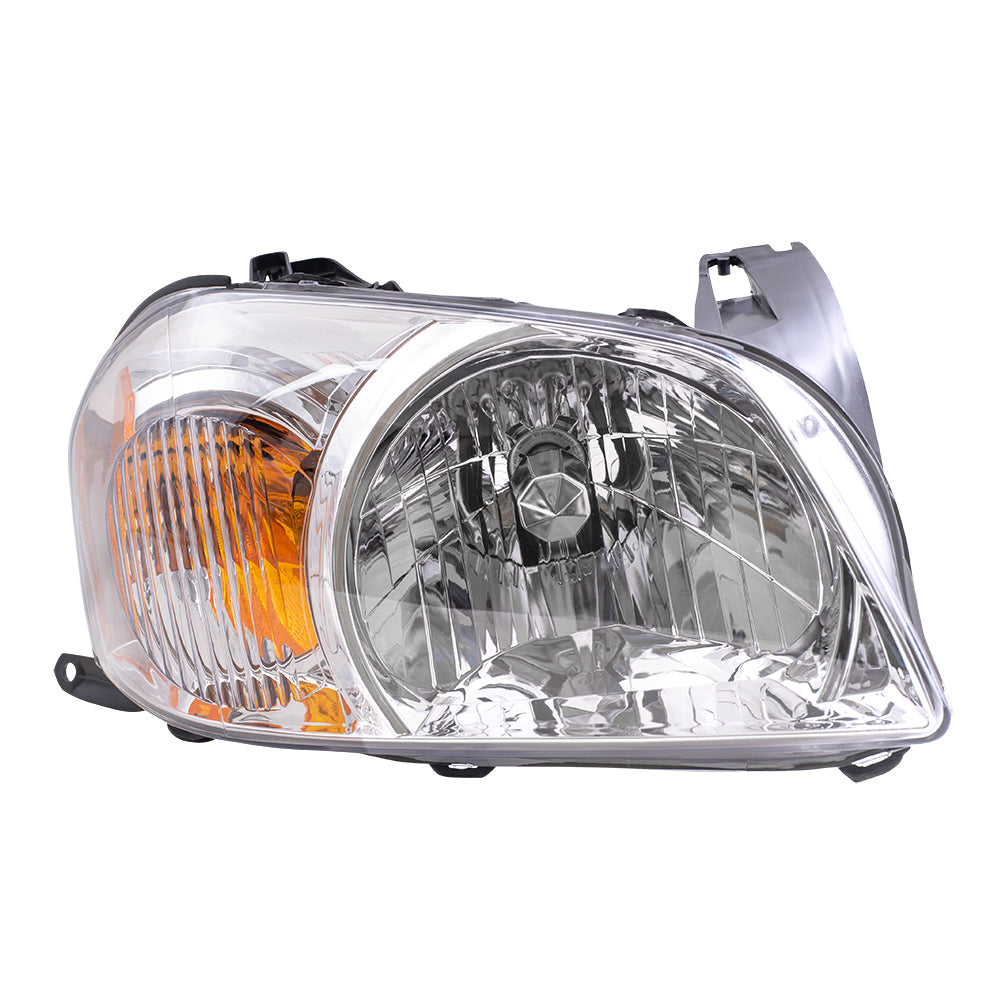 Brock Replacement Passengers Headlight Headlamp Compatible with 2005-2006 Tribute SUV EF9151030E