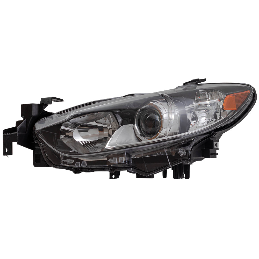 Brock Replacement Drivers Halogen Combination Headlight Headlamp Compatible with GJR9510L0