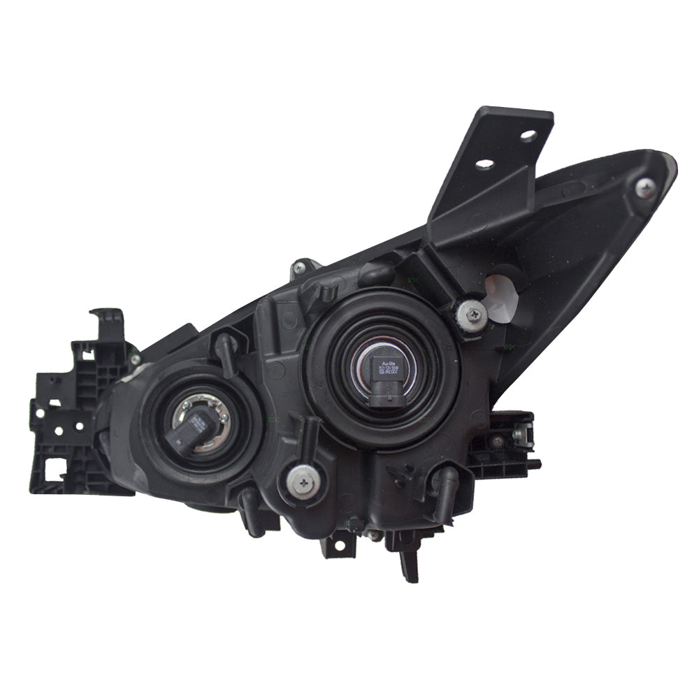 Brock Replacement Passengers Halogen Headlight Headlamp Compatible with 3 BPW9-51-0K0A MA2503144