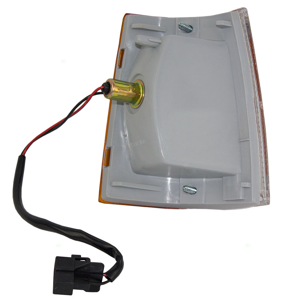 Brock Replacement Drivers Signal Side Marker Light Lamp Compatible with 86-93 Pickup Truck UB3951100A