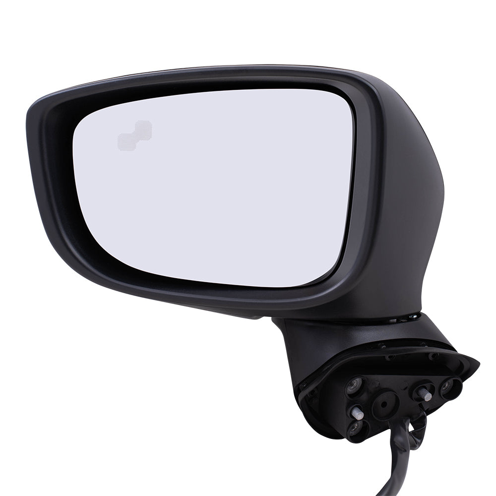 Power Mirror for 2014-2016 3 Sport Japan Built Blind Spot Detection for 2014-2016 3 BHP369181E Left MA1320192
