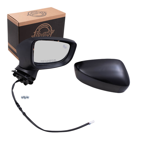Power Mirror for 2017-2018 3 Sport Japan Built Blind Spot Detection Turn Signal Indicator Heated for 2017-2018 3 BACR69121A Right MA1321185