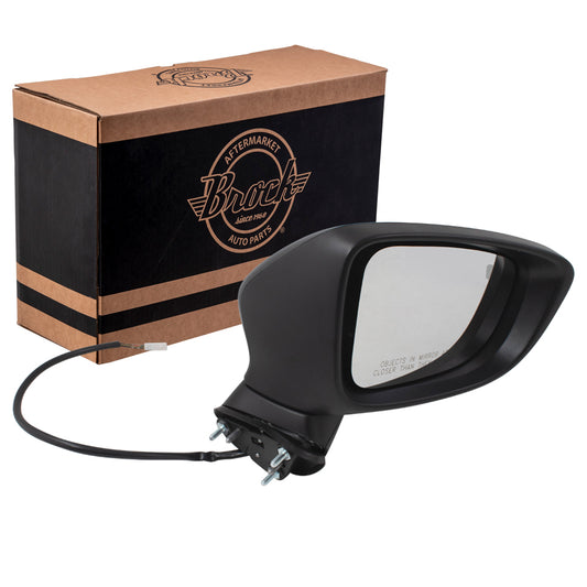 Power Mirror for 2014-2016 6 Blind Spot Detection Turn Signal Indicator Heated GHP969122C Right MA1321188