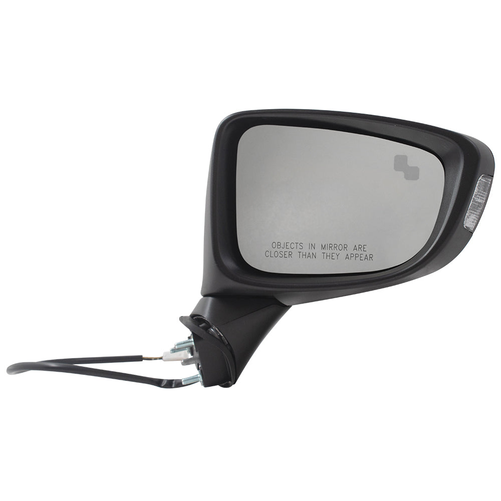Power Mirror for 2014-2016 6 Blind Spot Detection Turn Signal Indicator Heated GHP969122C Right MA1321188