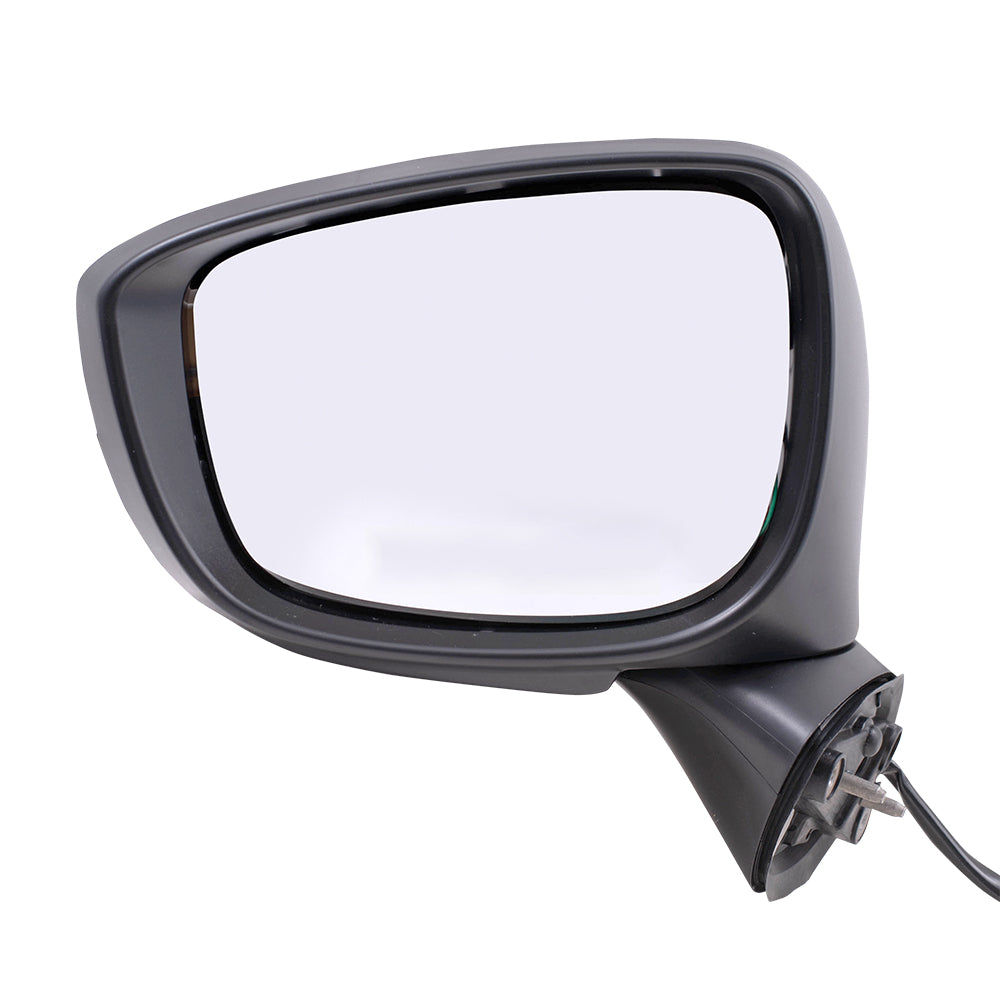 Replacement Driver Side Power Mirror Heated with Signal Compatible with 2015-2016 CX-5 KR23-69-181A