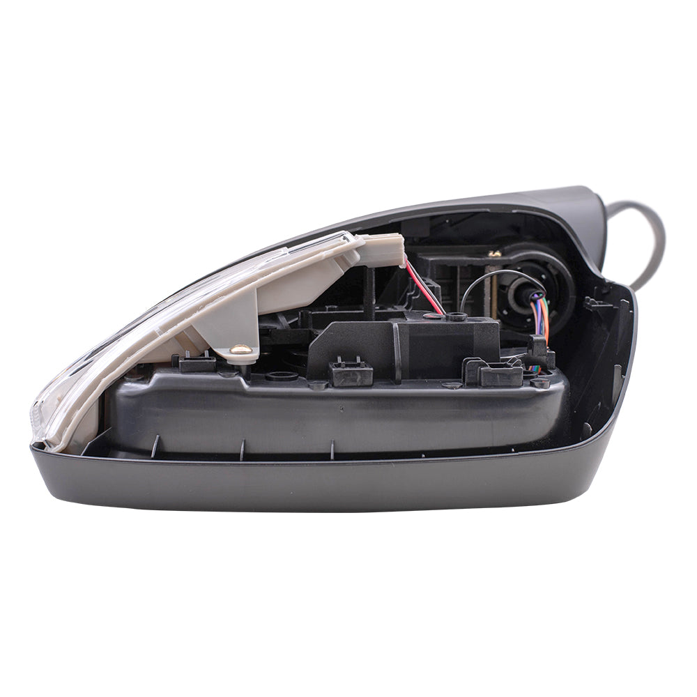 Replacement Driver Side Power Mirror Heated with Signal Compatible with 2015-2016 CX-5 KR23-69-181A