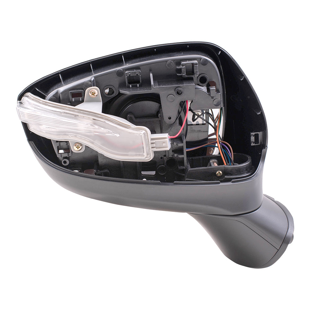Replacement Set Driver and Passenger Side Power Mirrors Heated with Signal Compatible with 2016-2019 CX-3 DB2P-69-181B DB2P-69-121B