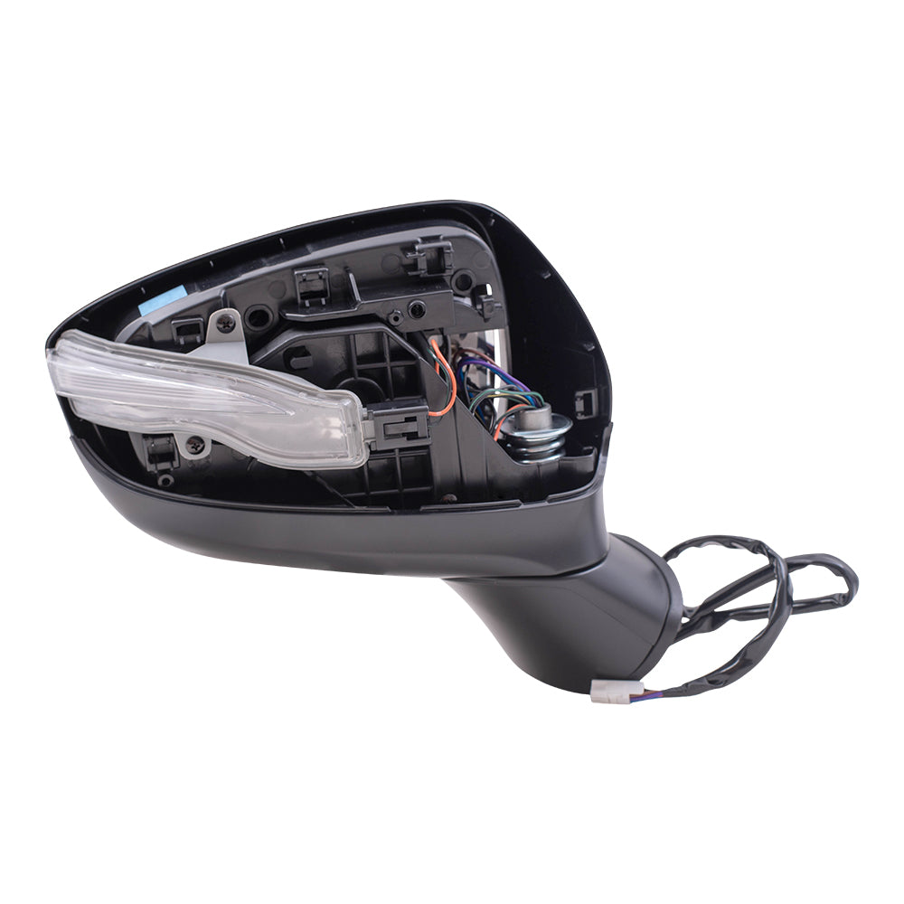 Replacement Drivers and Passengers Set Power Mirror Paint to Match w/ Heat Signal BSD Compatible with 16-20 CX-3