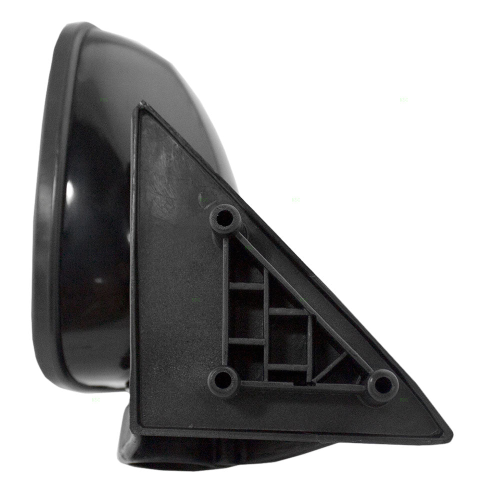 Brock Aftermarket Replacement Driver Left Manual Mirror Paint To Match Matte Black Housing Compatible with B-Series Pickup