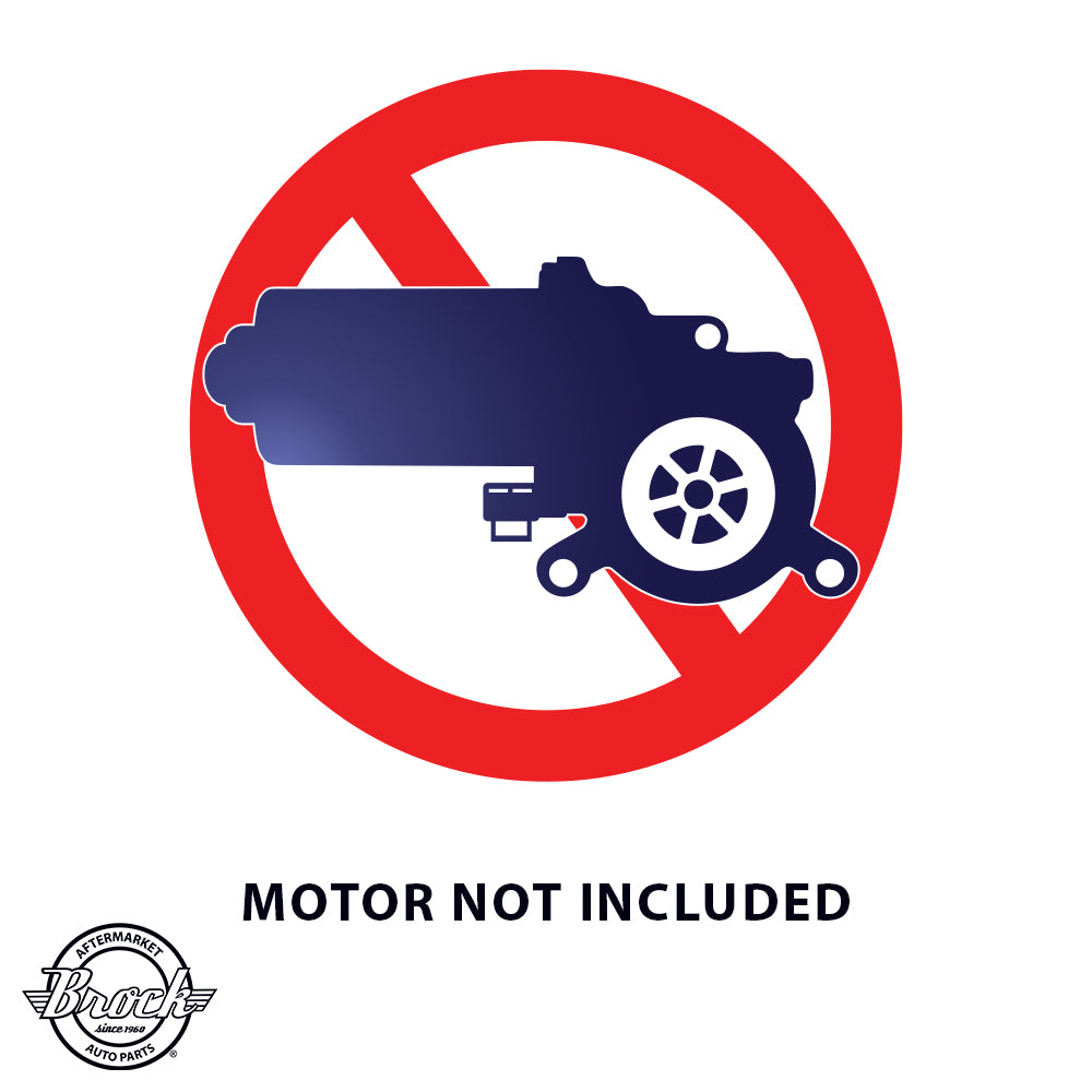 Brock Replacement Drivers Front Power Window Lift Regulator Motor Compatible with GJ6A-59-58XF