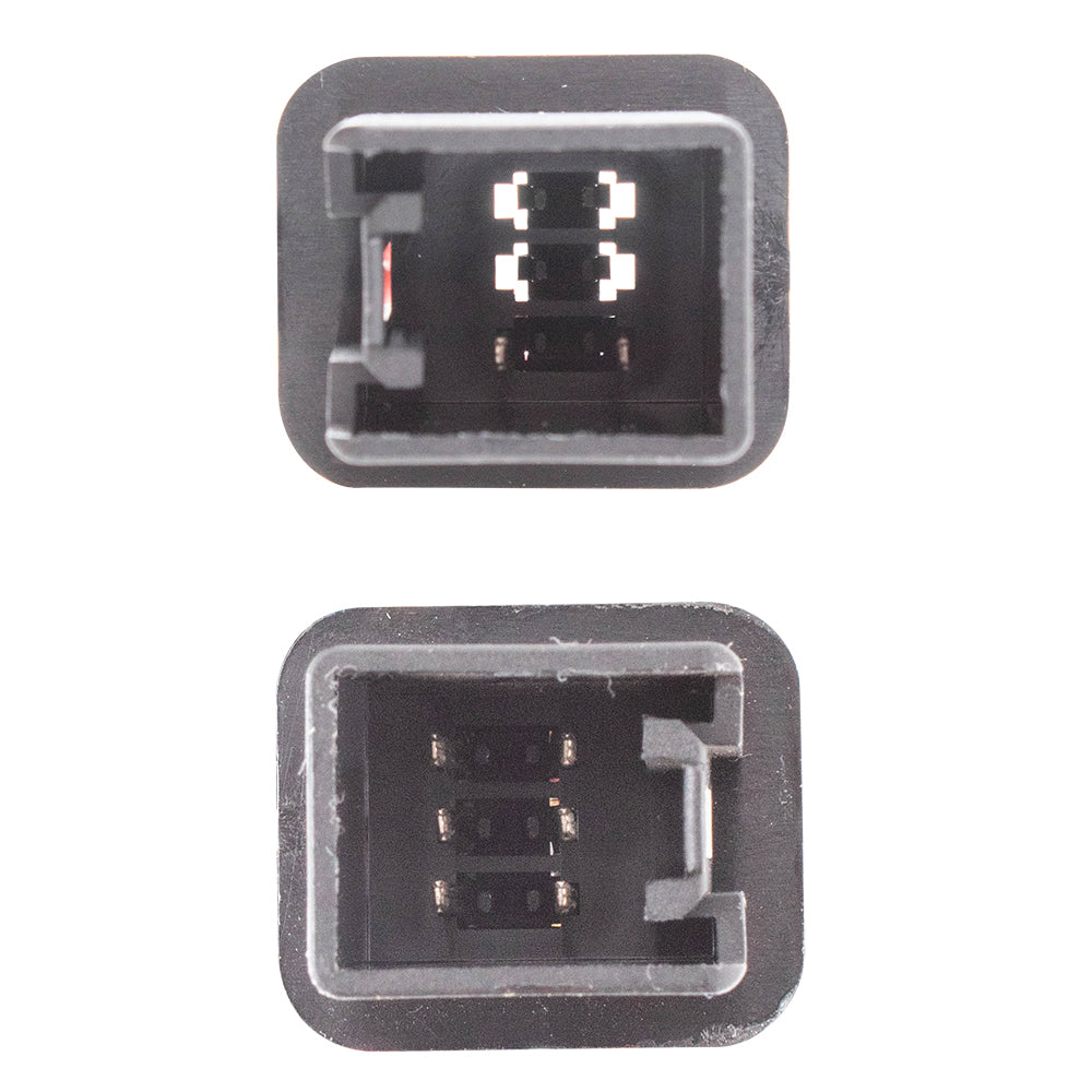 Brock Replacement Pair Set Front Power Window Regulators & Motors Assemblies Compatible with 10-13 Mazda3 BBM459590C BBM458590C D6515958XB No