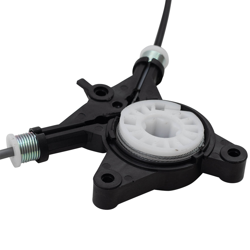 Brock Replacement Power Window Regulator Compatible with 2007-2012 CX-7 Rear Driver Left EG2173590C EG21-73-590C