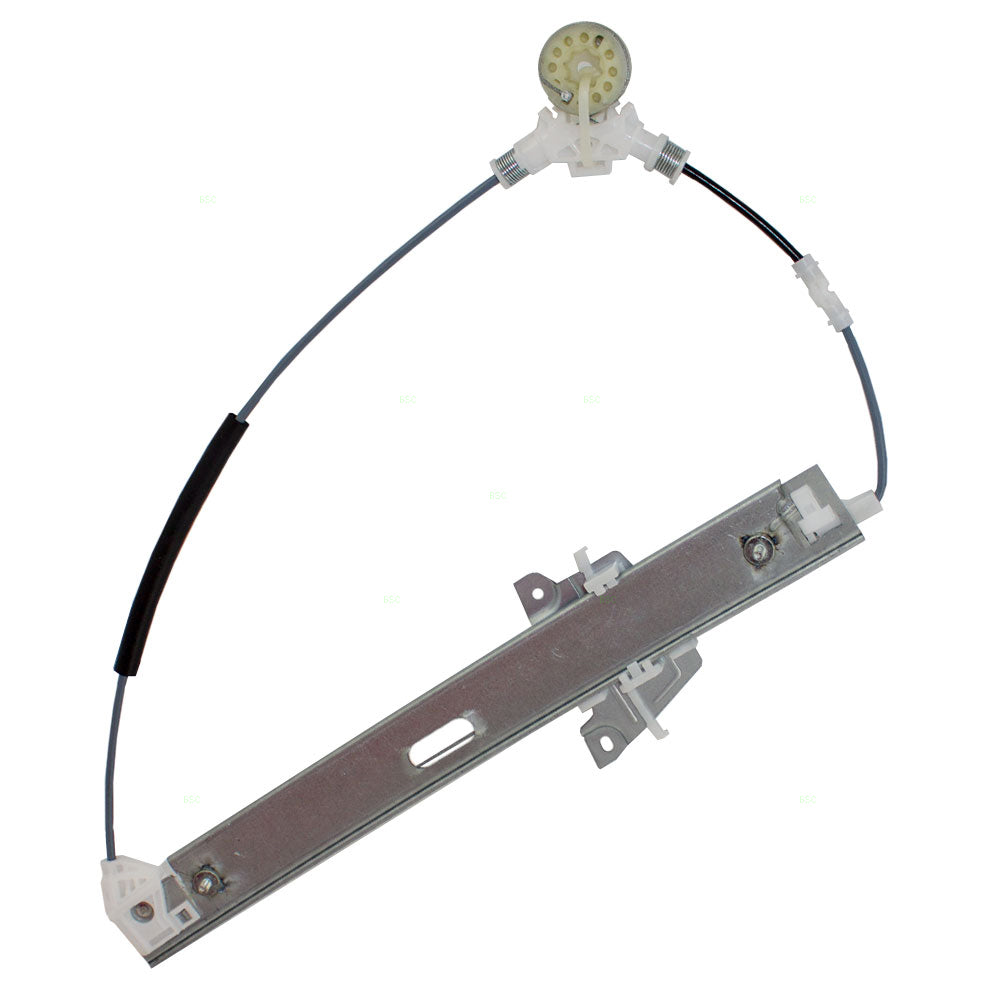 Brock Replacement Drivers Rear Power Window Lift Regulator Compatible with 00-06 Van LC62-73-590A