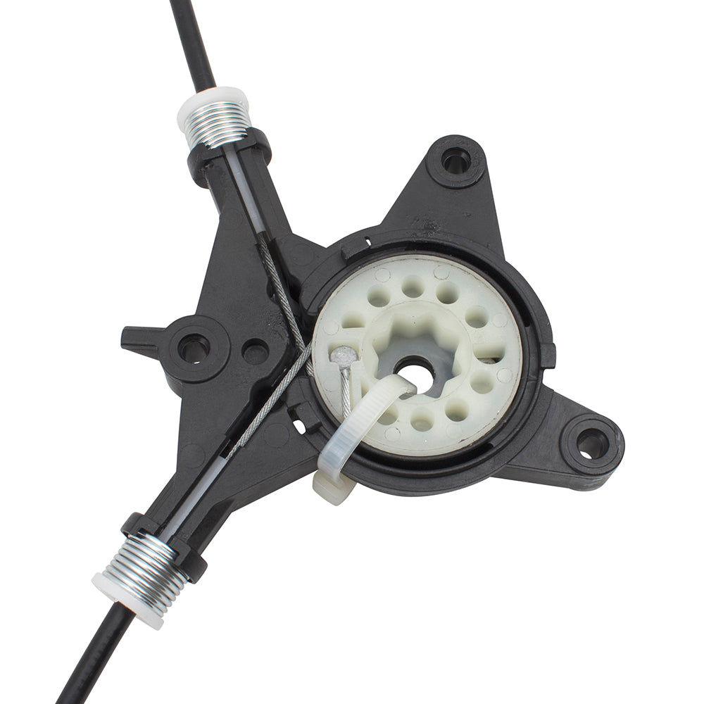Brock Replacement Pair Set Front Power Window Lift Regulators Compatible with 07-15 CX-9 TD1173590A TD1172590A