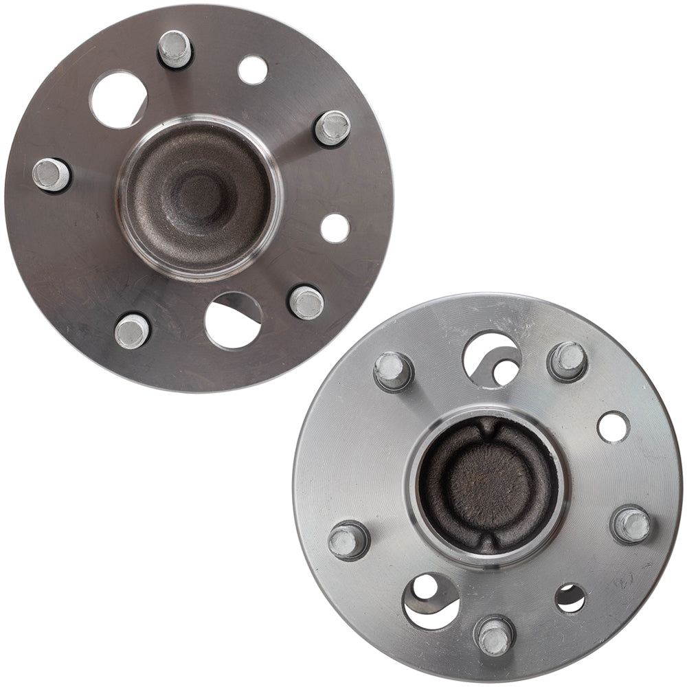 Brock Replacement Rear Wheel Bearings and Hub Assemblies Compatible with 02-11 Camry with ABS