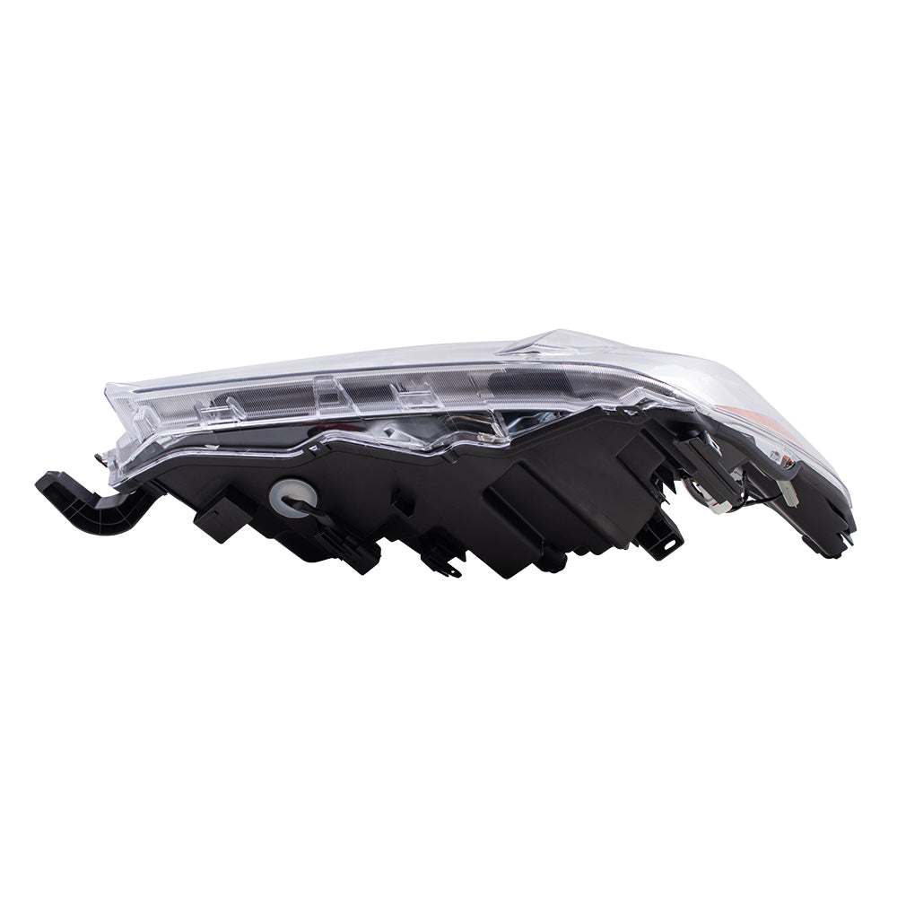 Headlight for 2017-2019 Highlander w/ Smoked Chrome Accent w/o LED 811500E330 Left TO2502251