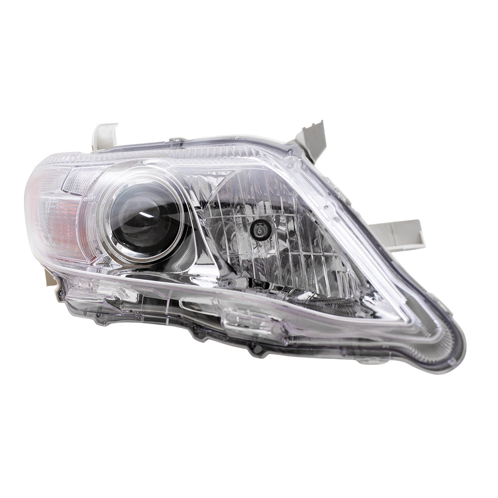 Brock Replacement Passengers Headlight Headlamp with Clear Lens Compatible with Camry 81110-06500