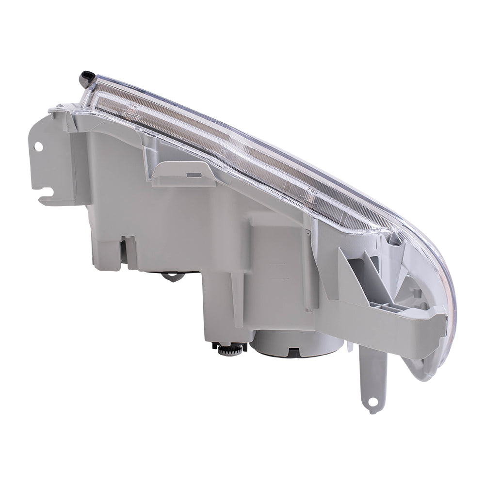 Brock Replacement Drivers Headlight Headlamp with Smoked Bezel Compatible with 2006-2009 4Runner SUV 81170-35451