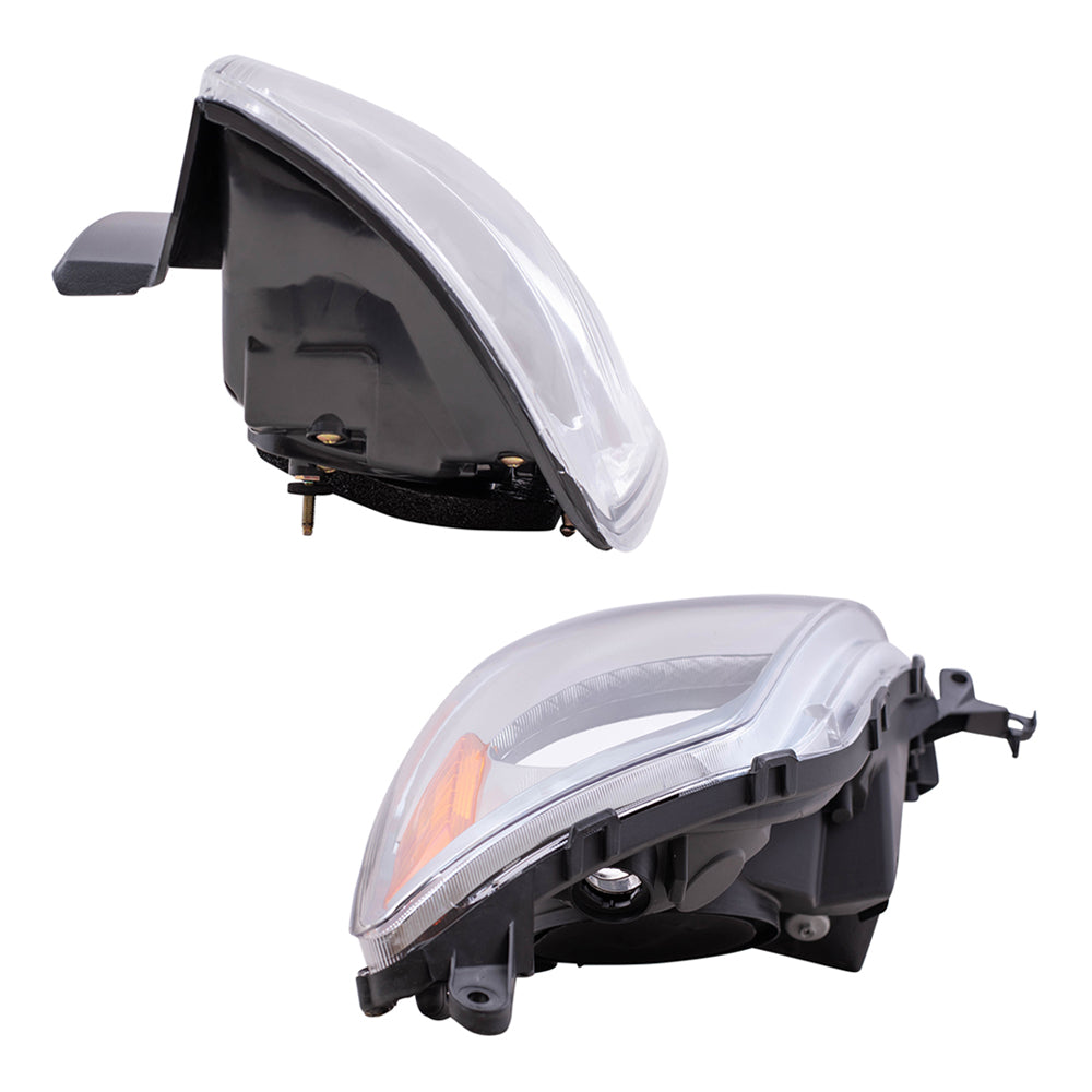 Brock Replacement Headlights with Tail Lights Compatible with 2006 2007 2008 2009 Prius