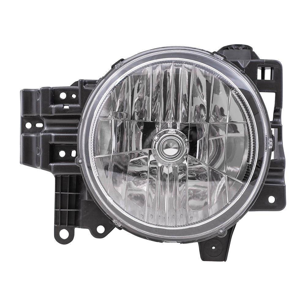 Brock Replacement Passengers Headlight Headlamp Lens Compatible with FJ Cruiser 81105-35465