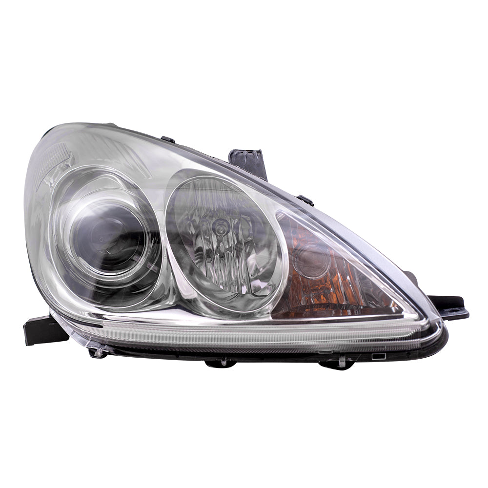 Brock Replacement Passengers Halogen Combination Headlight Headlamp Compatible with 05-06 ES330 81130-33561