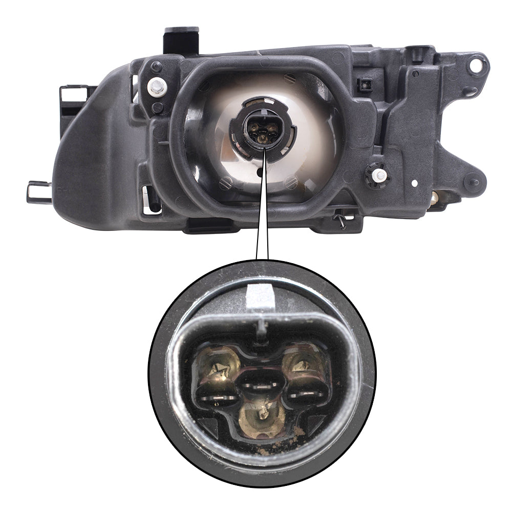 Brock Replacement Passengers Headlight Headlamp Compatible with Tercel 81110-16550