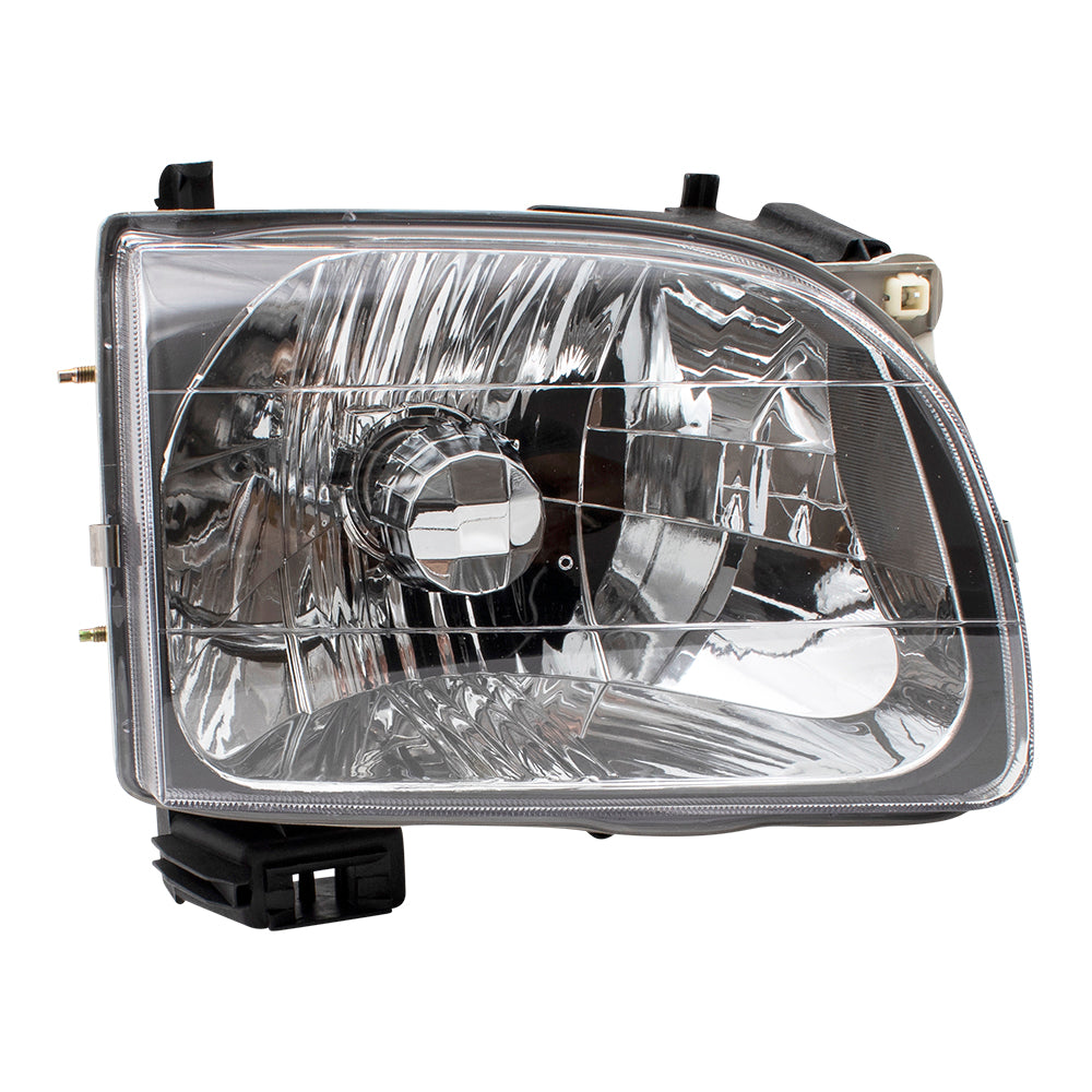 Brock Replacement Passengers Halogen Headlight Headlamp Compatible with 01-04 Tacoma Pickup Truck 81110-04110