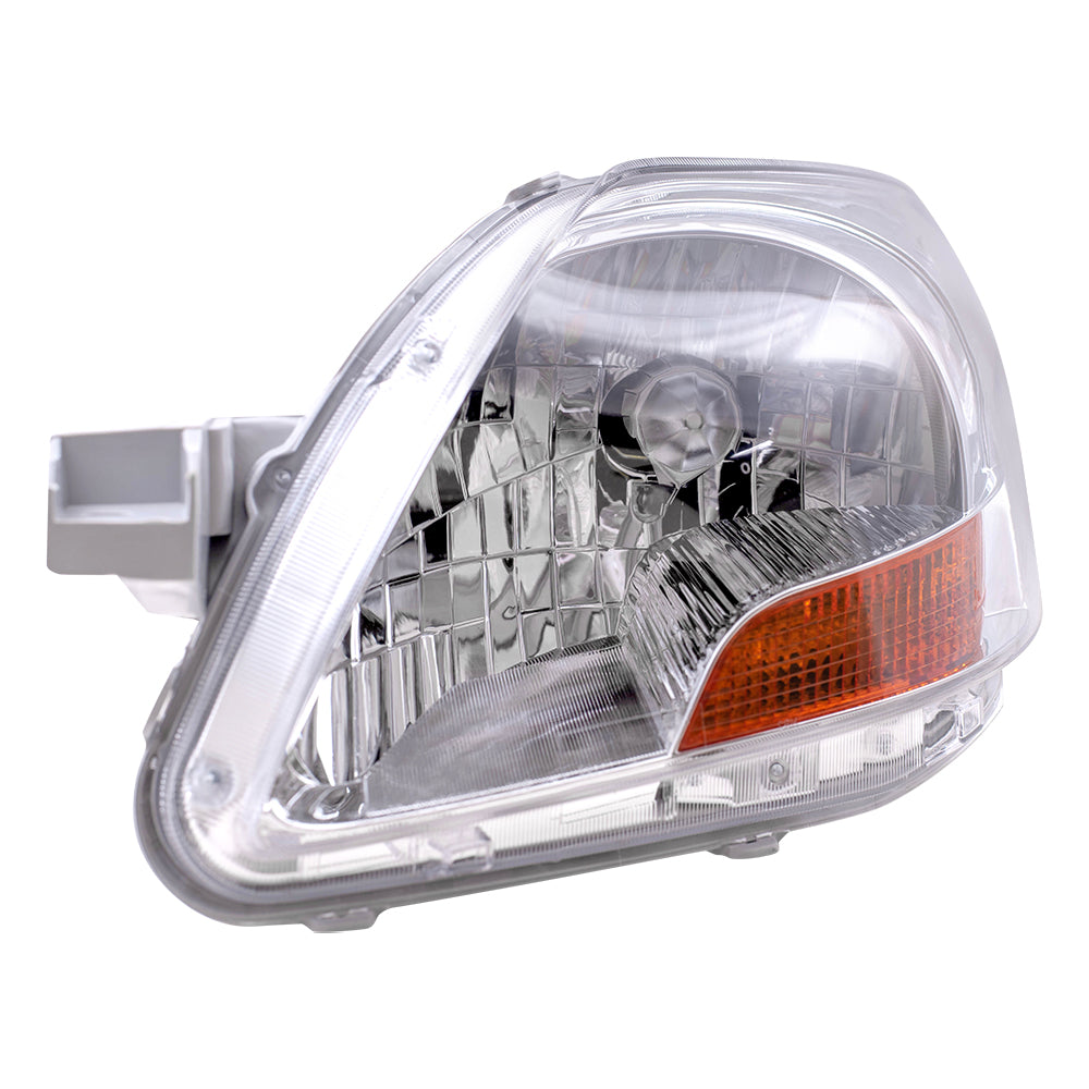 Brock Replacement Drivers Headlight Headlamp Compatible with Yaris 81170-52740