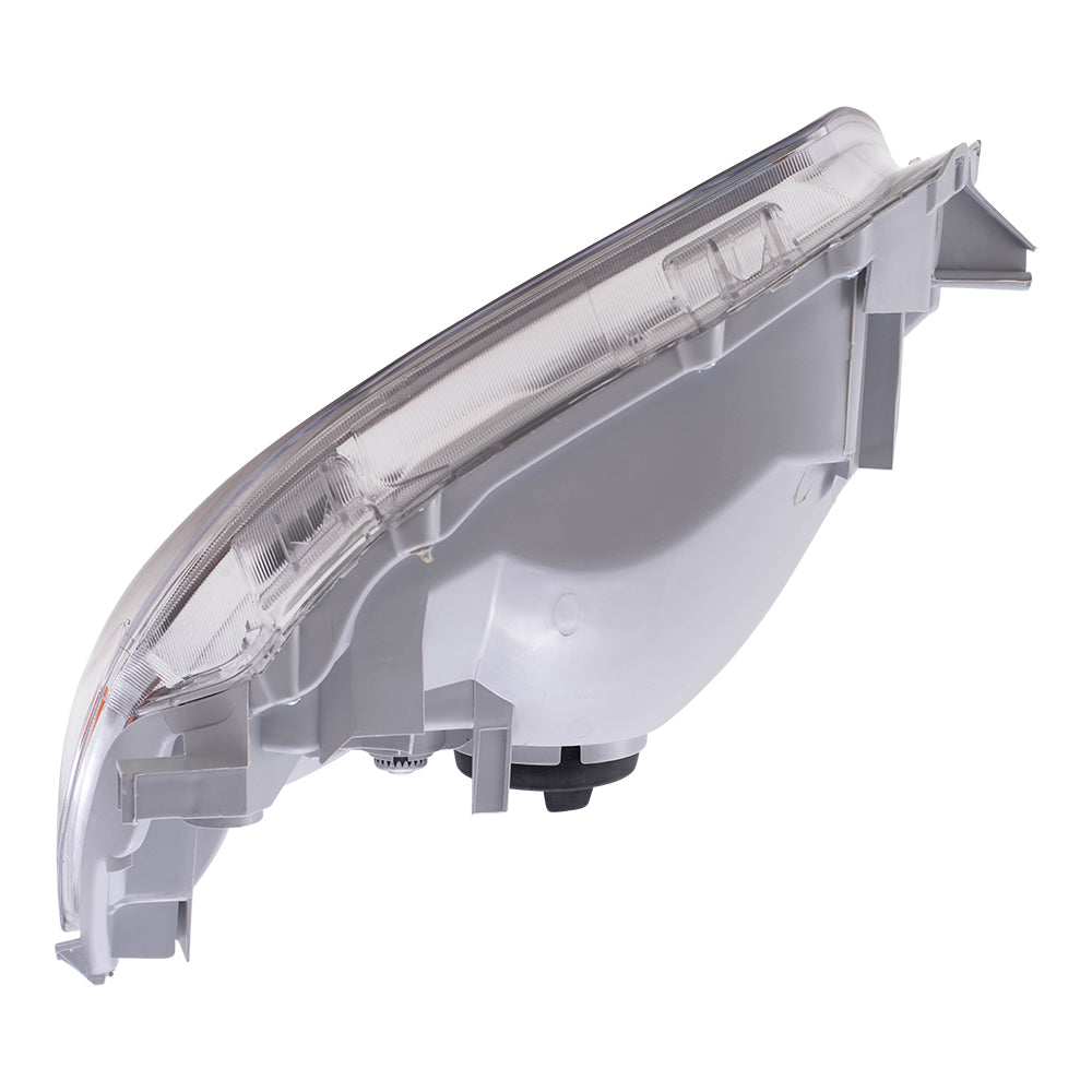 Brock Replacement Passengers Headlight Headlamp with Clear Lens Compatible with 2008-2010 Highlander SUV 8113048470
