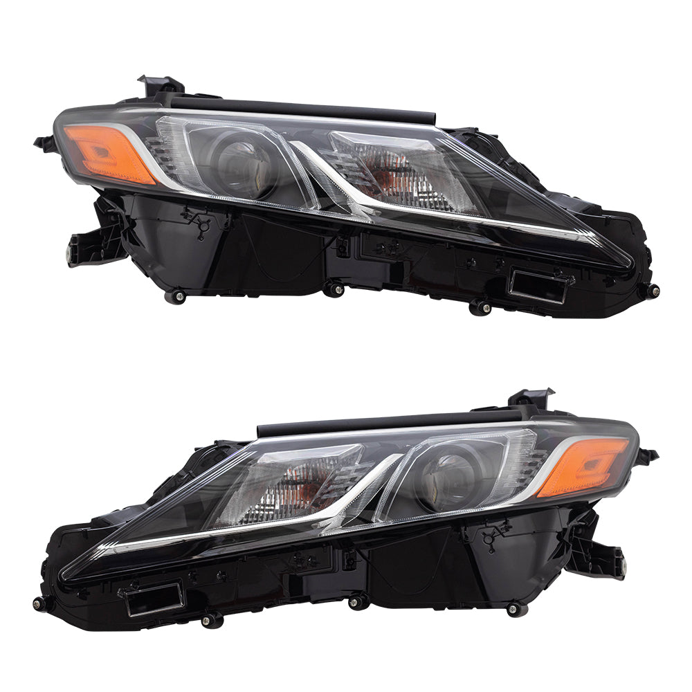 Headlight for 2018-2018 Camry BI-LED L/LE/SE North America Built 8115006C40 Set