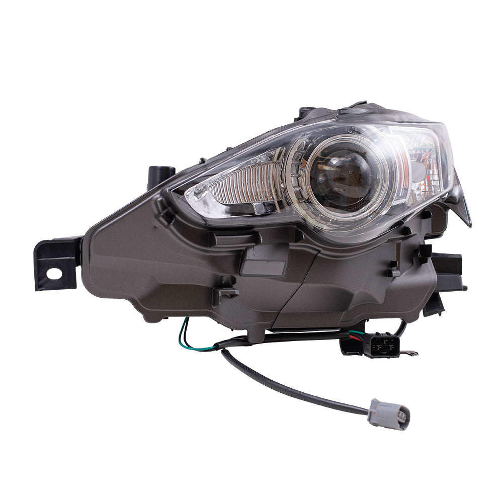 Brock Replacement Driver Side HID Combination Headlight Assembly without HID Kit Compatible with 2014-2016 IS