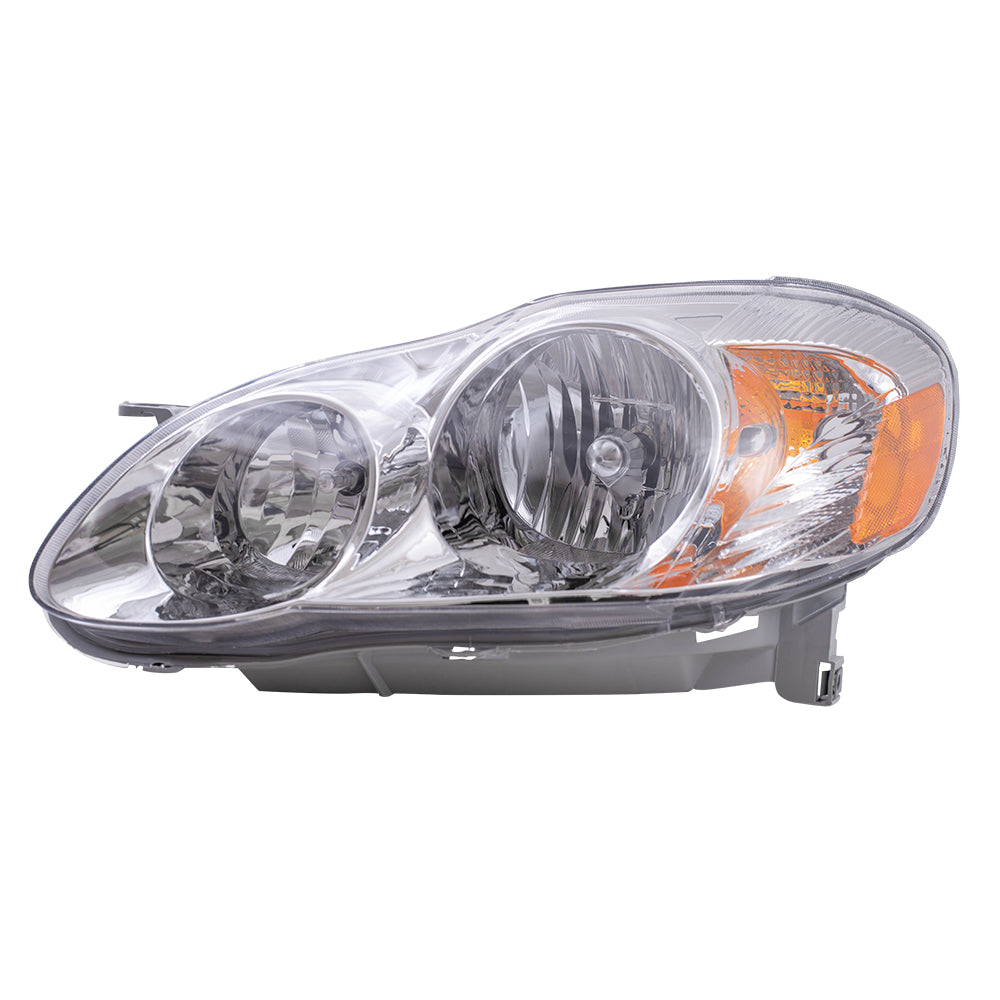 Brock Replacement Drivers Headlight Headlamp Compatible with Corolla 81150-02200
