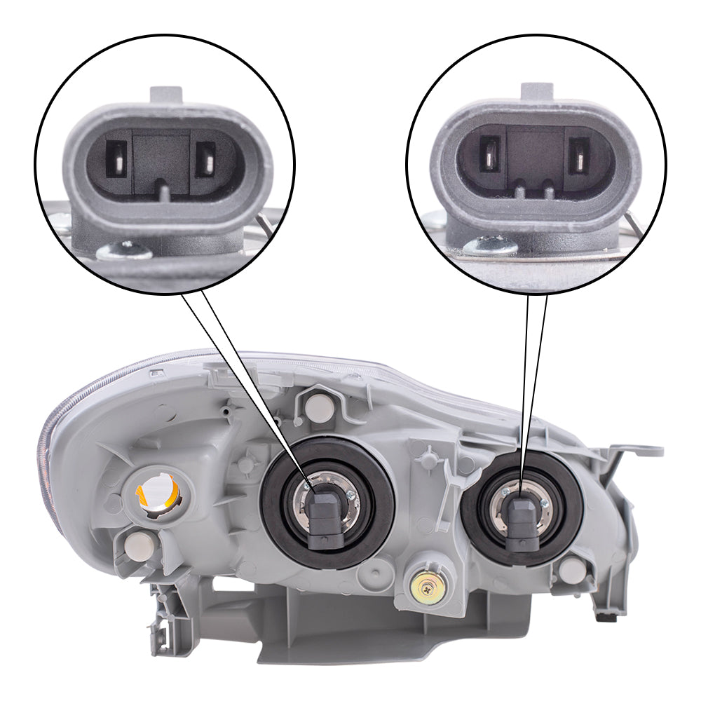 Brock Replacement Drivers Headlight Headlamp Compatible with Corolla 81150-02200