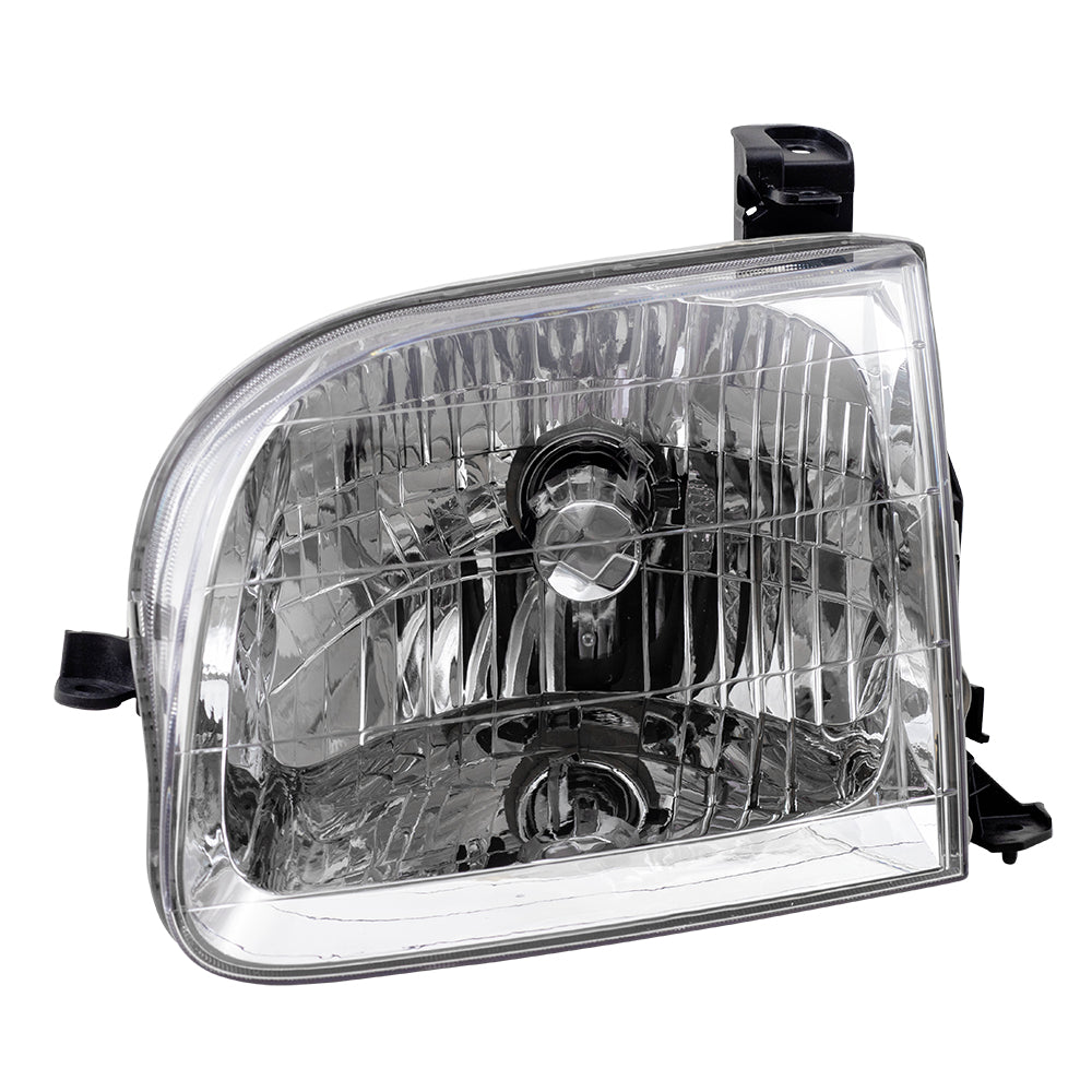 Brock Replacement Driver Side Halogen Headlight Assembly Compatible with 2001-2004 Sequoia & 2004 Trundra Double Cab
