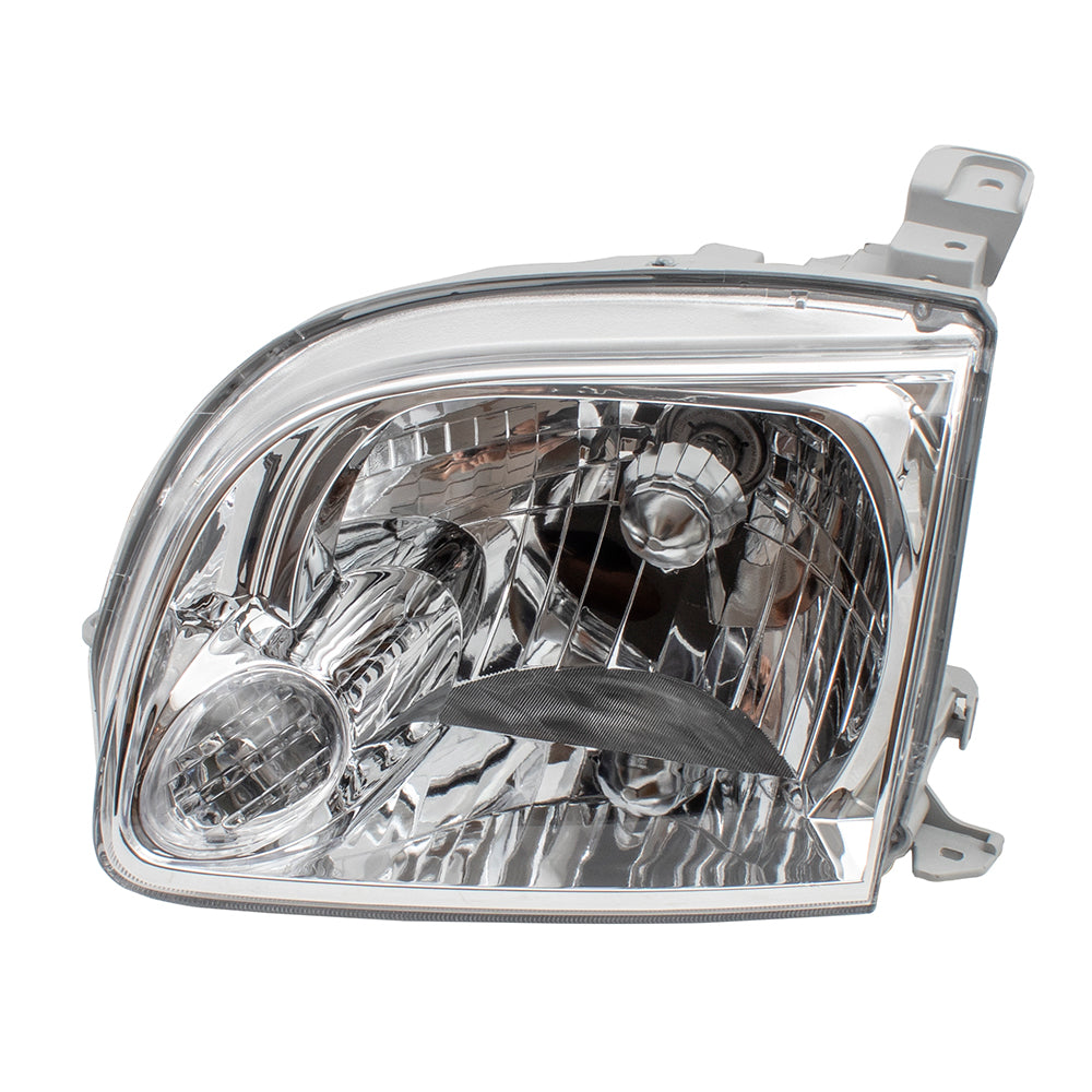 Brock Replacement Drivers Halogen Headlight Headlamp Lens Compatible with 2005 2006 Tundra Pickup Truck 811500C040