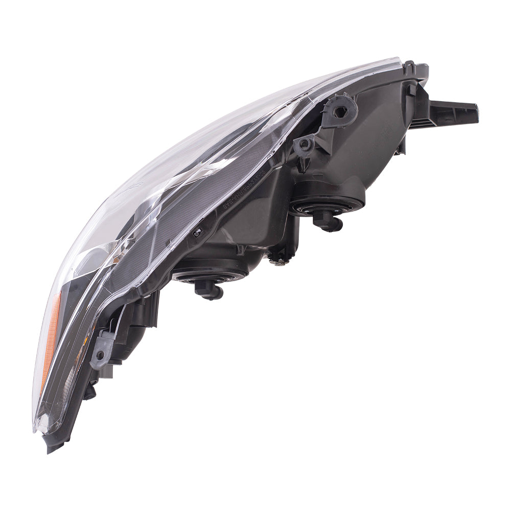 Brock Replacement Drivers Headlight Headlamp with Black Housing Compatible with Corolla 8115002B60