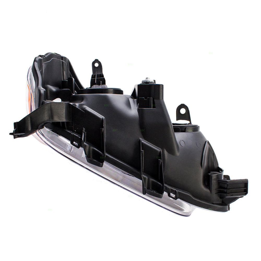 Brock Replacement Drivers Combination Headlight Headlamp Unit w/ Chrome Bezel Compatible with 4Runner 8117035520