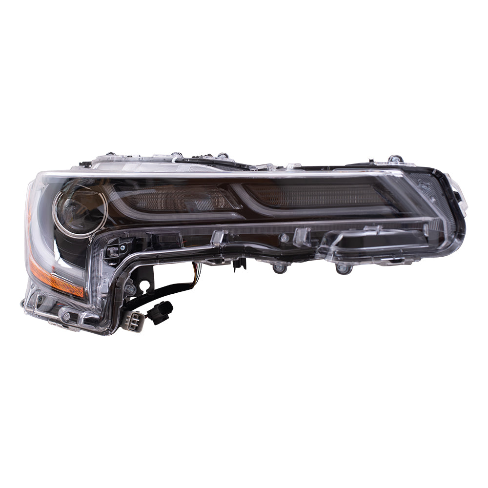 Brock Aftermarket Replacement Part Passenger Side LED Combination Headlight Assemblies Compatible with 2020-2021 Toyota Corolla SE Japan Built ONLY