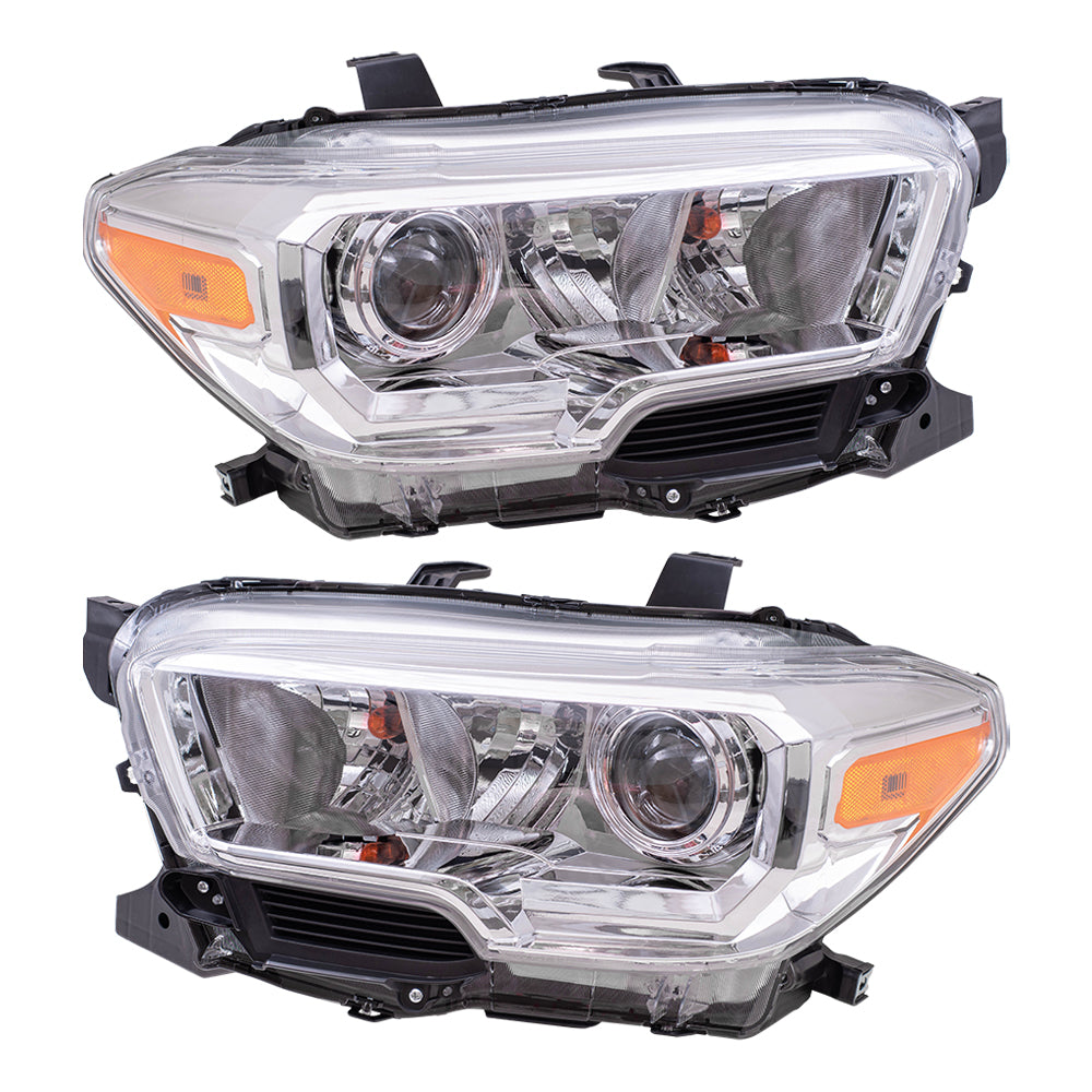 Headlight for 2019-2023 Tacoma w/o Fog Lights w/o LED Daytime Running Light 8115004251 Set