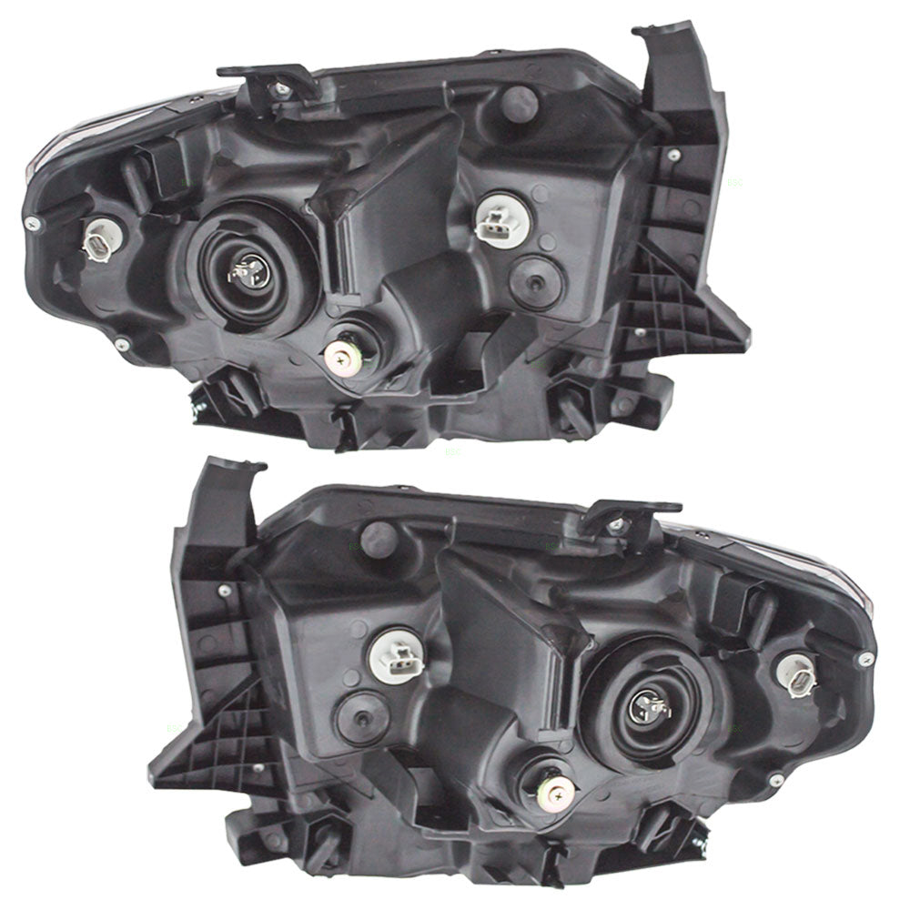 Headlight for 2014-2017 Tundra Chrome Bezel w/o Level Adjuster w/o LED 811100C081 Set TO2502218