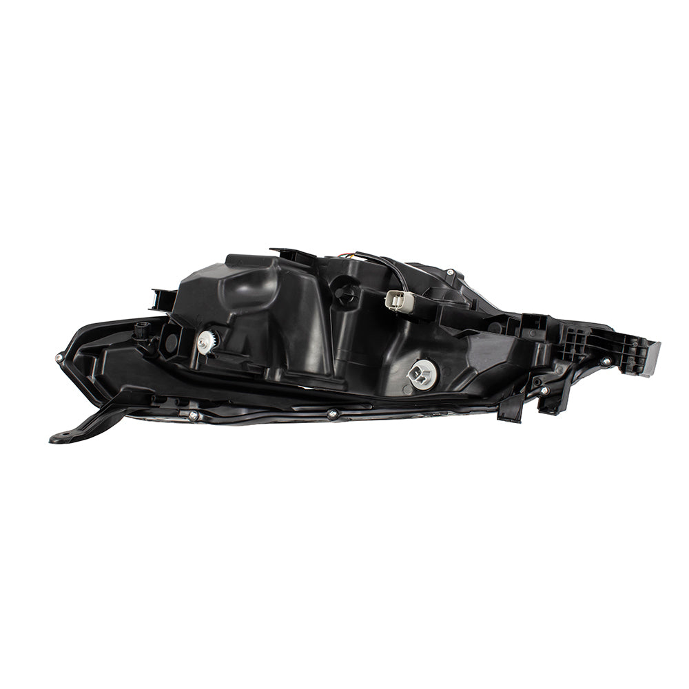 Brock Replacement Passengers Headlight Headlamp w/ Bumper Mounted LED Daytime Running Light Compatible with 17-19 Corolla 8111002M90