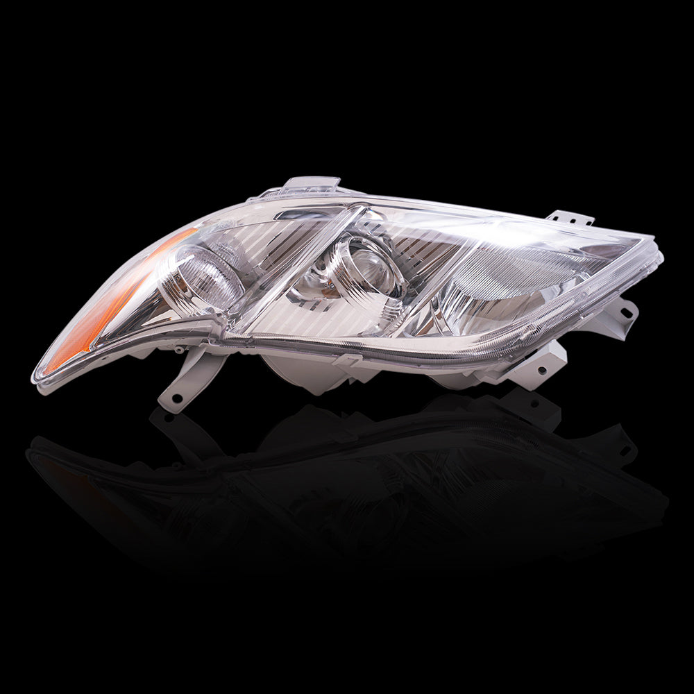 Brock Replacement Driver and Passenger Side Halogen Combination Headlight Unit Set Compatible with 07-09 Camry Hybrid JAPAN BUILT