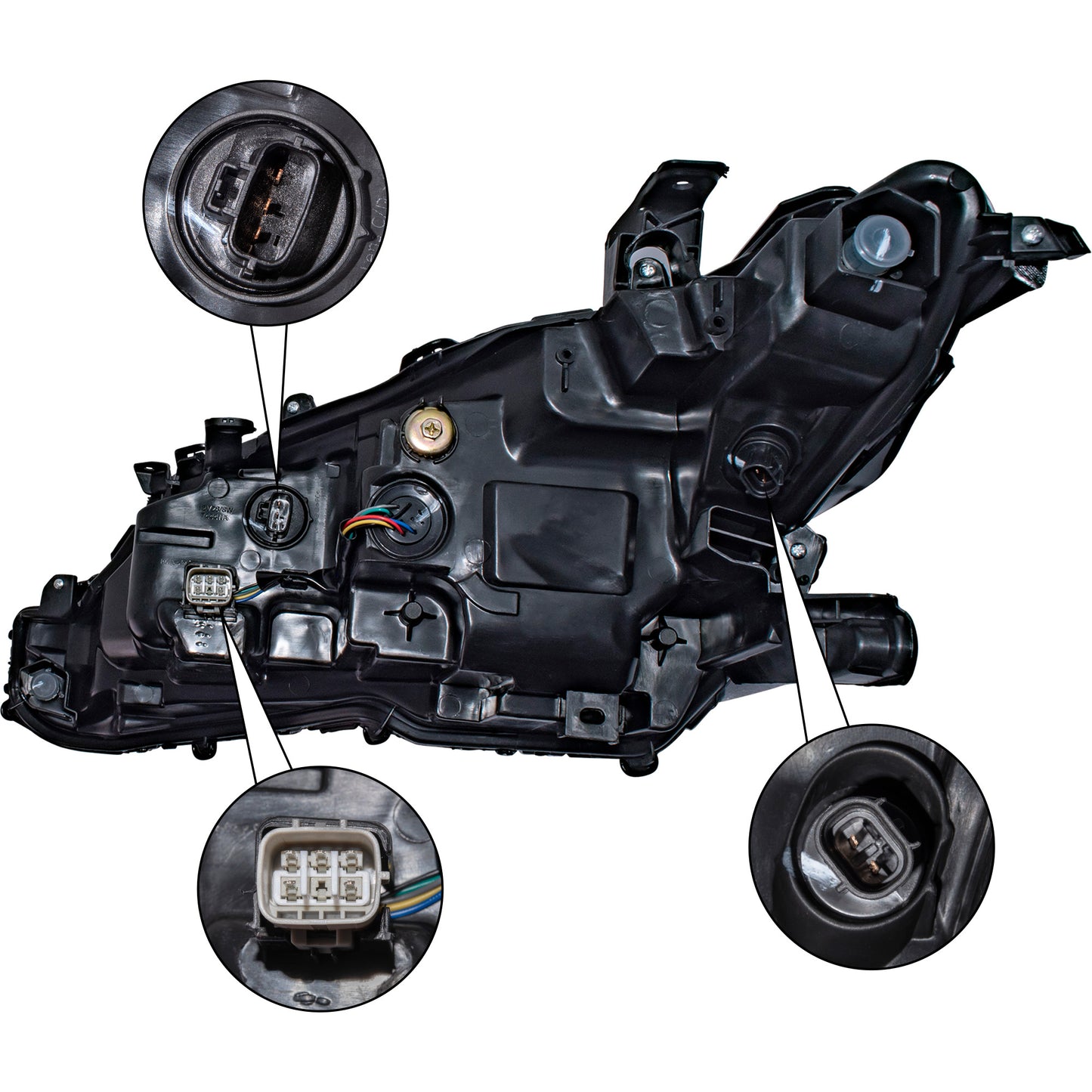 Headlight for 2020-2024 Camry LED SE/XSE w/ TRD Package w/o LED Signal Black 8111006F60 Right TO2503299