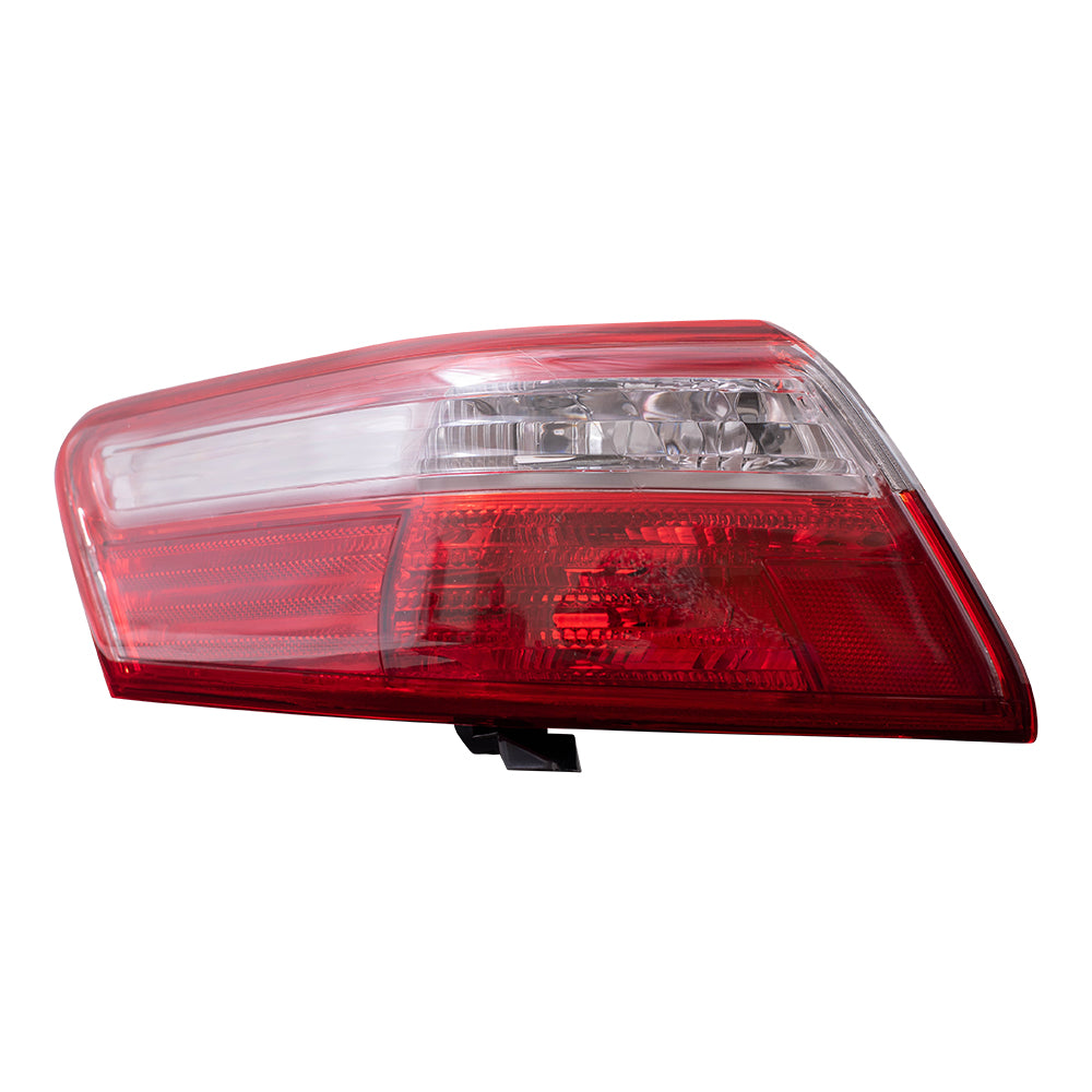 Brock Replacement Drivers Taillight Quarter Panel Mounted Tail Lamp Compatible with 07-09 Camry 8156006240