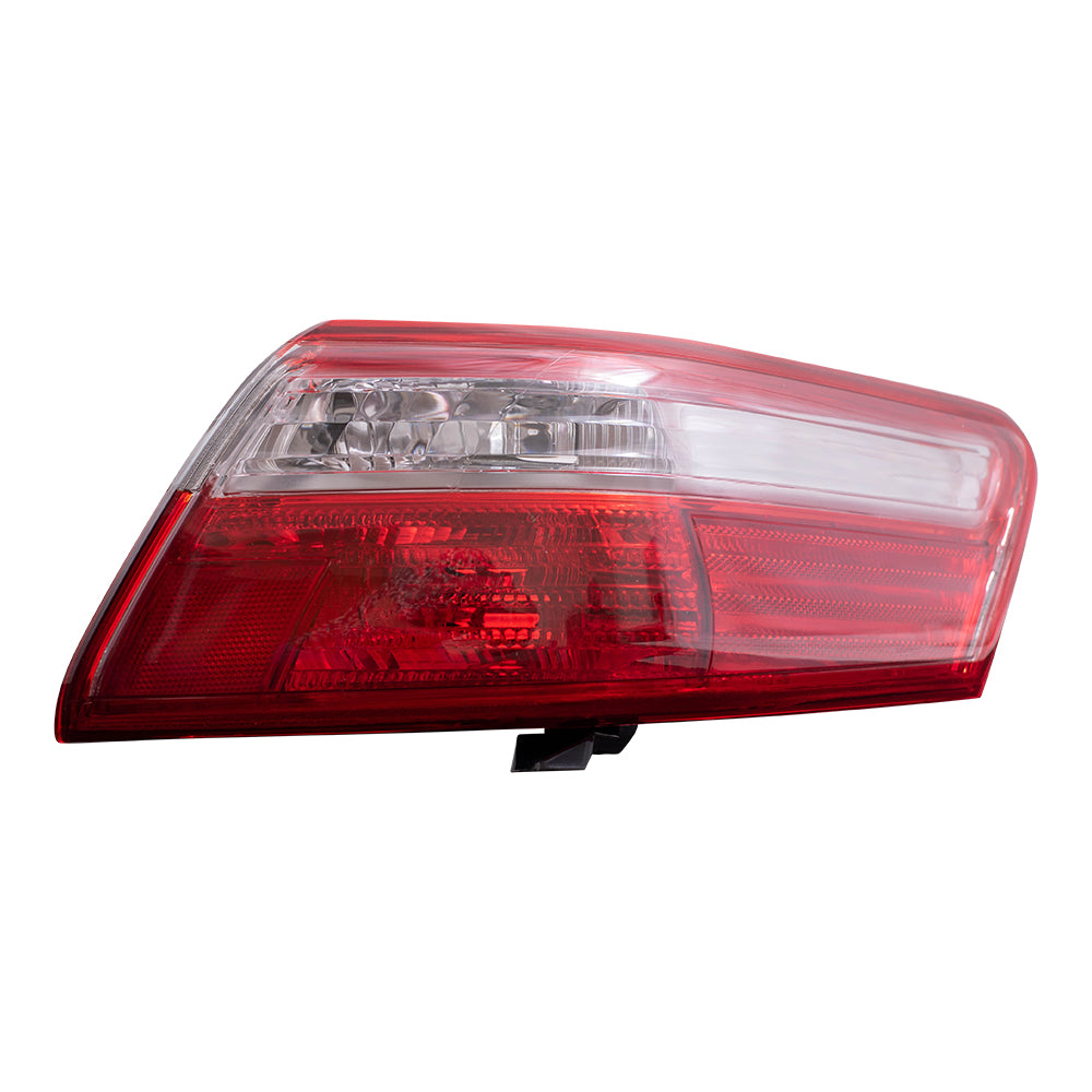 Brock Replacement Passengers Taillight Quarter Panel Mounted Tail Lamp Compatible with 07-09 Camry 8155133340