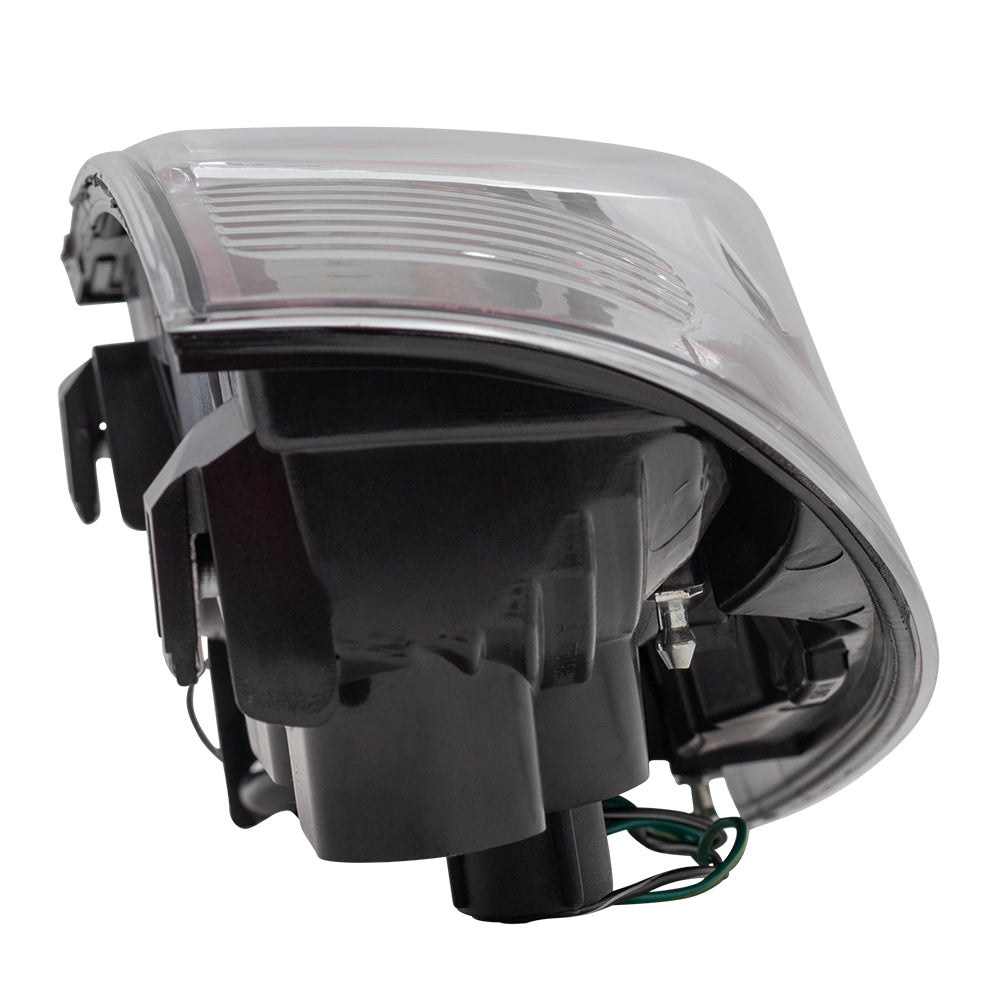 Brock Replacement Drivers Tail Light with LED Center Lens Compatible with 2005-2015 Tacoma Pickup Truck 8156004160