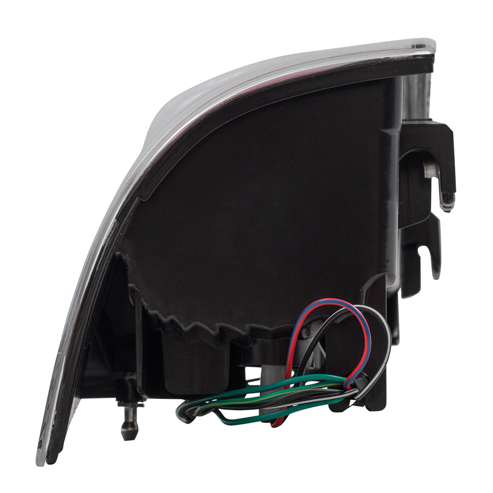 Brock Replacement Drivers Tail Light with LED Center Lens Compatible with 2005-2015 Tacoma Pickup Truck 8156004160