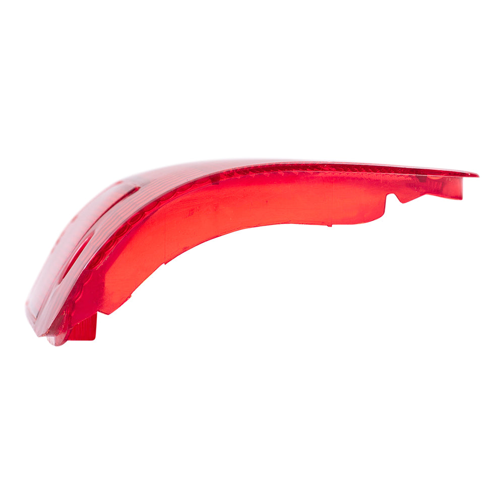 Brock Replacement Drivers Taillight Tail Lamp Lens Compatible with 89-95 Pickup Truck 8155189166