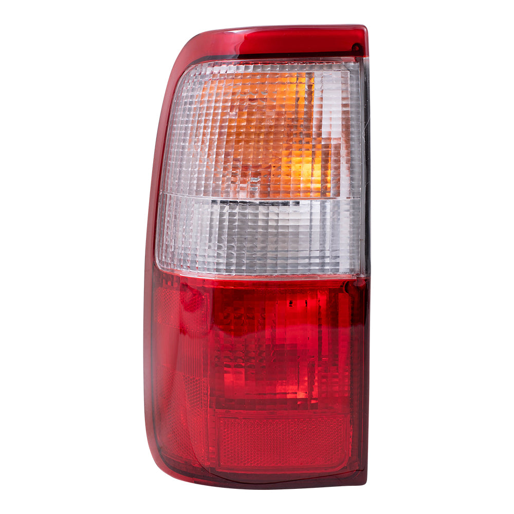 Brock Replacement Drivers Taillight Tail Lamp Compatible with 93-98 Pickup Truck 81561-34010