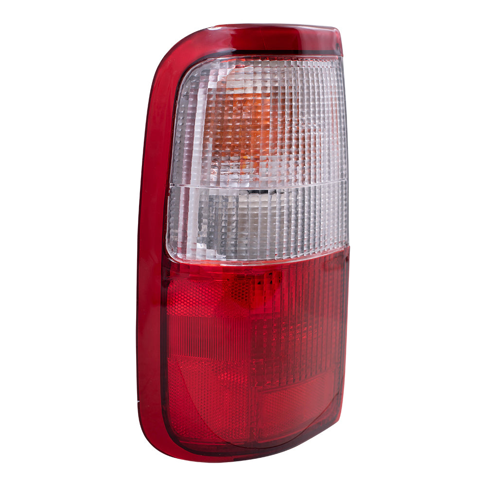 Brock Replacement Drivers Taillight Tail Lamp Compatible with 93-98 Pickup Truck 81561-34010